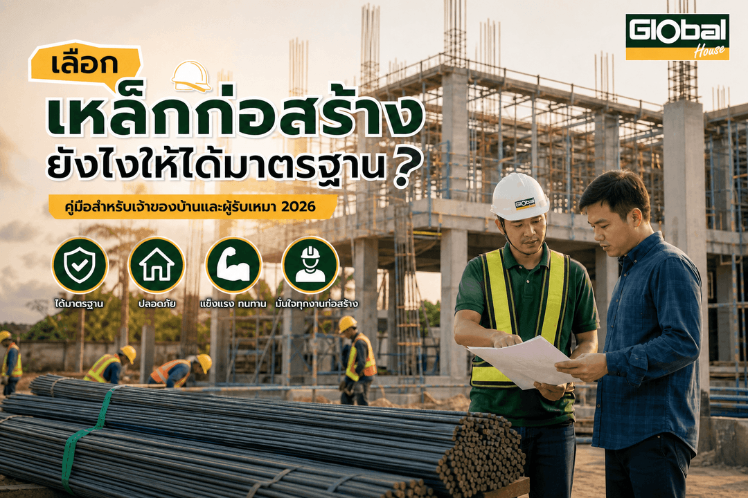 เลือกเหล็กก่อสร้างยังไงให้ได้มาตรฐาน? คู่มือสำหรับเจ้าของบ้านและผู้รับเหมา 2026
