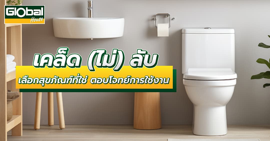 เคล็ด(ไม่)ลับ เลือกสุขภัณฑ์ที่ใช่ ตอบโจทย์การใช้งาน